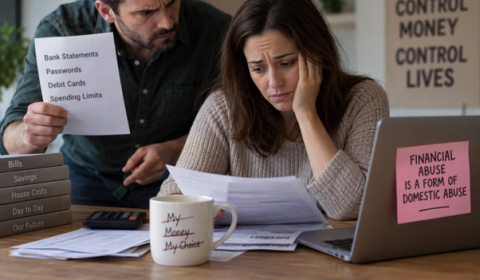 Couple experiencing financial stress