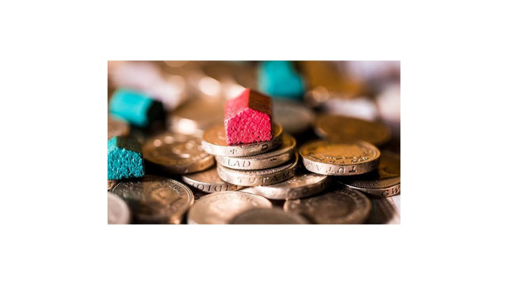 little houses on top on coins