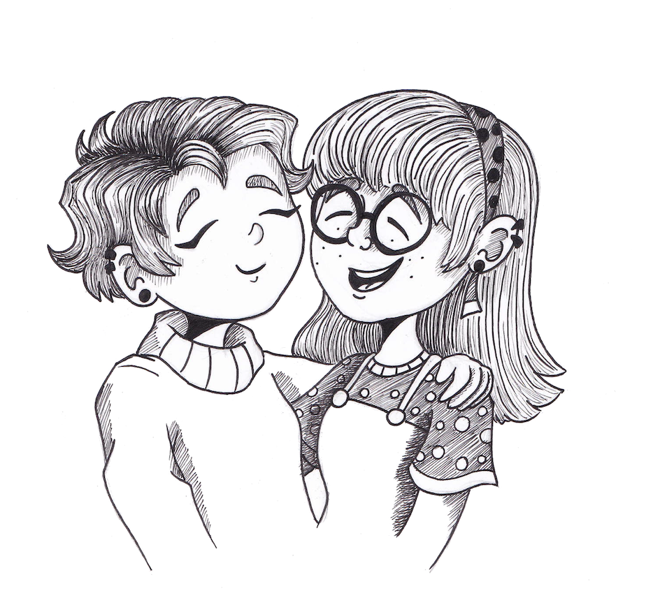 2 happy people